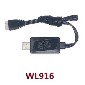 Wltoys 124008 XKS WL XK 124008 RC Car Vehicle spare parts 11.1V USB charger wire WL916