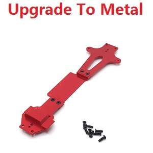 Wltoys 144011 XKS WL Tech XK RC car vehicle spare parts upgrade to metal second floor board Red