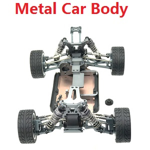 Wltoys 144011 XKS WL Tech XK RC car vehicle spare parts upgrade to metal car frame body module Titanium color