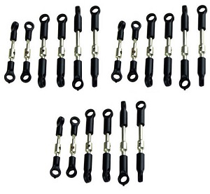 Wltoys 144011 XKS WL Tech XK RC car vehicle spare parts long and short connect bar rod + servo connect bar rod 3sets