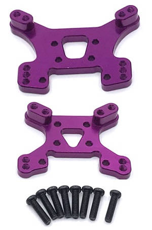 Wltoys 144011 XKS WL Tech XK RC car vehicle spare parts shock absorber plate Purple