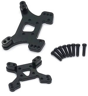 Wltoys 144011 XKS WL Tech XK RC car vehicle spare parts shock absorber plate Black