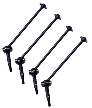 Wltoys 144011 XKS WL Tech XK RC car vehicle spare parts CVD drive shaft module 4pcs Black