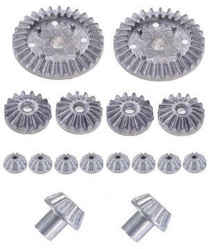 Wltoys 144011 XKS WL Tech XK RC car vehicle spare parts differential and driving gear set 2sets