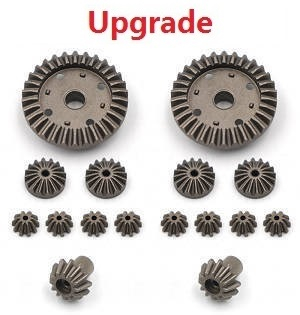Wltoys 144011 XKS WL Tech XK RC car vehicle spare parts upgrade differential and driving gear set 2sets