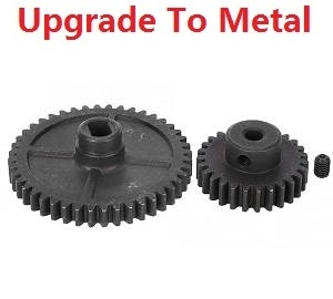 Wltoys 144011 XKS WL Tech XK RC car vehicle spare parts upgrade to metal reduction and motor gear set