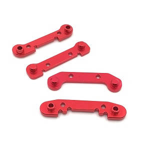 Wltoys 144011 XKS WL Tech XK RC car vehicle spare parts front and rear swing arm reinforcement plate Red