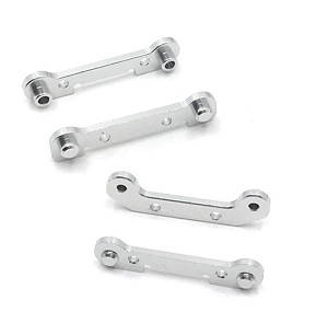 Wltoys 144011 XKS WL Tech XK RC car vehicle spare parts front and rear swing arm reinforcement plate Silver