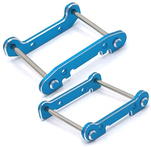 Wltoys 144011 XKS WL Tech XK RC car vehicle spare parts front and rear swing arm reinforcement plate with fixed shaft Blue