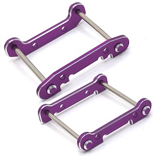 Wltoys 144011 XKS WL Tech XK RC car vehicle spare parts front and rear swing arm reinforcement plate with fixed shaft Purple