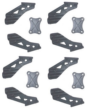 Wltoys 144011 XKS WL Tech XK RC car vehicle spare parts tail wing fixed seat 1258 4sets