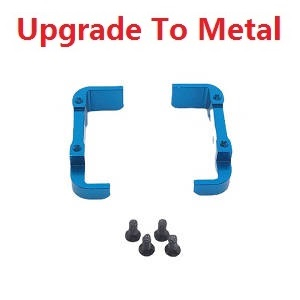 Wltoys 144011 XKS WL Tech XK RC car vehicle spare parts upgrade to metal battery fixed set Blue