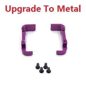 Wltoys 144011 XKS WL Tech XK RC car vehicle spare parts upgrade to metal battery fixed set Purple