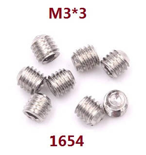 Wltoys 144011 XKS WL Tech XK RC car vehicle spare parts inner hexagon machine screws M3*3 1654