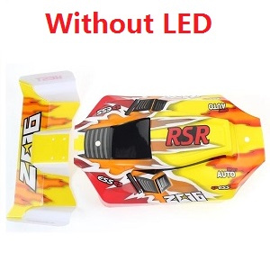 Wltoys 144011 XKS WL Tech XK RC car vehicle spare parts car shell without LED Yellow