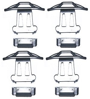 Wltoys 184008 XKS WL Tech XK RC car vehicle spare parts front and rear collision avoidance groups 2927 4sets