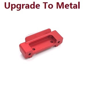 Wltoys 184008 XKS WL Tech XK RC car vehicle spare parts upgrade to metal small bumper Red