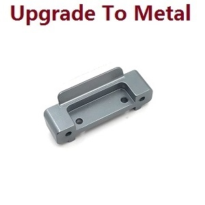 Wltoys 184008 XKS WL Tech XK RC car vehicle spare parts upgrade to metal small bumper Titanium color