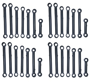 Wltoys 184008 XKS WL Tech XK RC car vehicle spare parts connect and steering rod set 4sets