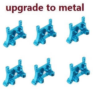 Wltoys 184011 XKS WL XK 184011 RC car vehicle spare parts upgrade to metal shock board 6pcs (Special Deal Price)