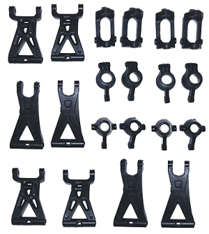 Wltoys 184011 XKS WL XK 184011 RC car vehicle spare parts front and rear swing arm + front and rear steering seat + C shape seat 2sets