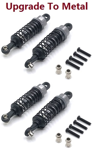 Wltoys 184011 XKS WL XK 184011 RC car vehicle spare parts upgrade to metal shock absorber Titanium color