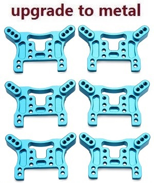 Wltoys 184011 XKS WL XK 184011 RC car vehicle spare parts upgrade to metal shock board 6pcs (Special Deal Today)