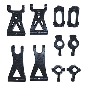 Wltoys 184011 XKS WL XK 184011 RC car vehicle spare parts front and rear swing arm group + front and rear wheel seat + steering seat