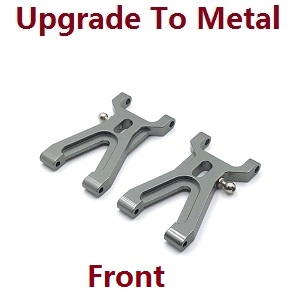 Wltoys 184011 XKS WL XK 184011 RC car vehicle spare parts upgrade to metal front swing arm Titanium color