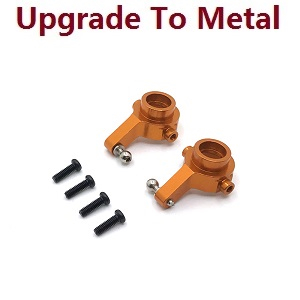Wltoys 184011 XKS WL XK 184011 RC car vehicle spare parts upgrade to metal front steering seat Gold