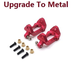 Wltoys 184011 XKS WL XK 184011 RC car vehicle spare parts upgrade to metal front C shape seat Red