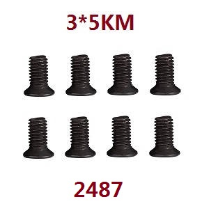 Wltoys 184011 XKS WL XK 184011 RC car vehicle spare parts screws set 3*5km 2487