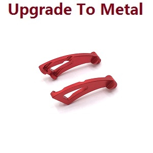 Wltoys 184011 XKS WL XK 184011 RC car vehicle spare parts upgrade to metal tail wing fixed seat (Red)