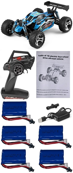 Wltoys 184011 RC car with 5 battery RTR