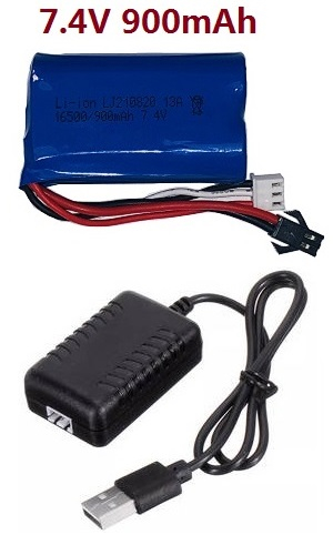 Wltoys 184011 XKS WL XK 184011 RC car vehicle spare parts 7.4V 900mAh battery with USB wire
