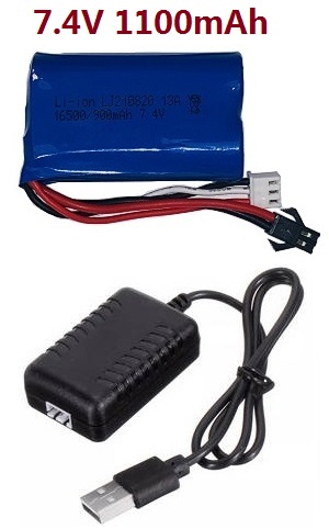 Wltoys 184011 XKS WL XK 184011 RC car vehicle spare parts 7.4V 1100mAh battery with USB wire