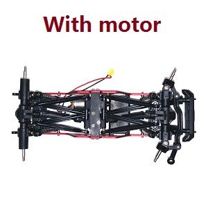 Wltoys 2428 XKS WL XK 2428 RC car vehicle spare parts front and rear bridge drive module + body frame with motor module