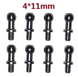 Wltoys 2428 XKS WL XK 2428 RC car vehicle spare parts within six corner head screws B hexagon ball screws 4*11mm 0191 Wltoys 2428 XKS WL XK 2428 RC car vehicle spare parts within six corner head screws B hexagon ball screws 4*11mm 0191