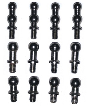 Wltoys 2428 XKS WL XK 2428 RC car vehicle spare parts hexagon ball screws set 4*14mm + 4*11mm + 4*9mm Wltoys 2428 XKS WL XK 2428 RC car vehicle spare parts hexagon ball screws set 4*14mm + 4*11mm + 4*9mm