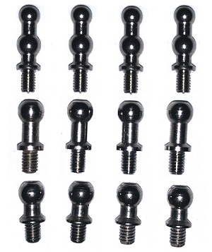 Wltoys 2428 XKS WL XK 2428 RC car vehicle spare parts hexagon ball screws set 4*14mm + 4*11mm + 4*9mm