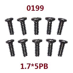 Wltoys 2428 XKS WL XK 2428 RC car vehicle spare parts screws set st1.7*5pb 0199