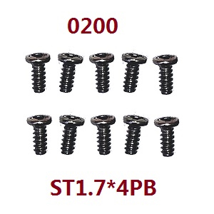 Wltoys 2428 XKS WL XK 2428 RC car vehicle spare parts screws set st1.7*4pb 0200