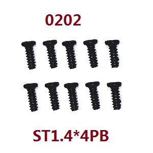 Wltoys 2428 XKS WL XK 2428 RC car vehicle spare parts screws set st1.4*4pb 0202