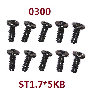 Wltoys 2428 XKS WL XK 2428 RC car vehicle spare parts screws set st1.7*5kb 0300