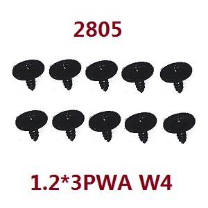 Wltoys 2428 XKS WL XK 2428 RC car vehicle spare parts screws set 1.2*3pwa w4 2805