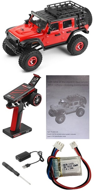 Wltoys 2428 RC car with 1 battery RTR