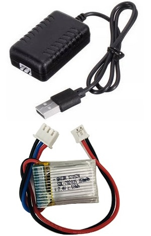 Wltoys 2428 XKS WL XK 2428 RC car vehicle spare parts 7.4V 320mAh lithium battery 2802 with USB charger wire