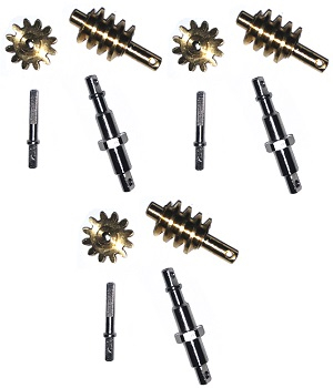 Wltoys 2428 XKS WL XK 2428 RC car vehicle spare parts central drive shaft and reduction shaft drive + worm and transmission gear 3sets