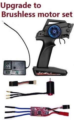 Wltoys 284161 Wltoys 284010 RC Car Vehicle spare parts upgrade to brushless motor + transmitter + PCB + ESC + servo connect wire