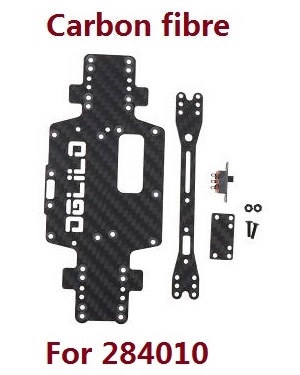 Wltoys 284161 Wltoys 284010 RC Car Vehicle spare parts upgrade to carbon fibre bottom board and second floor set (For 284010) - Click Image to Close